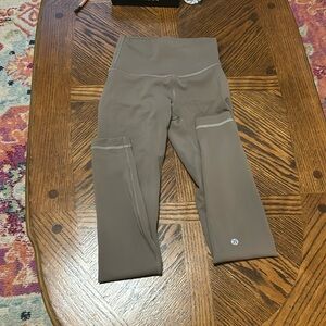 Olive green lulu lemon leggings